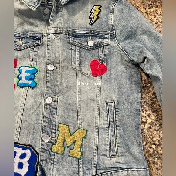 NWT Embellish Men’s Devin Denim Jacket
